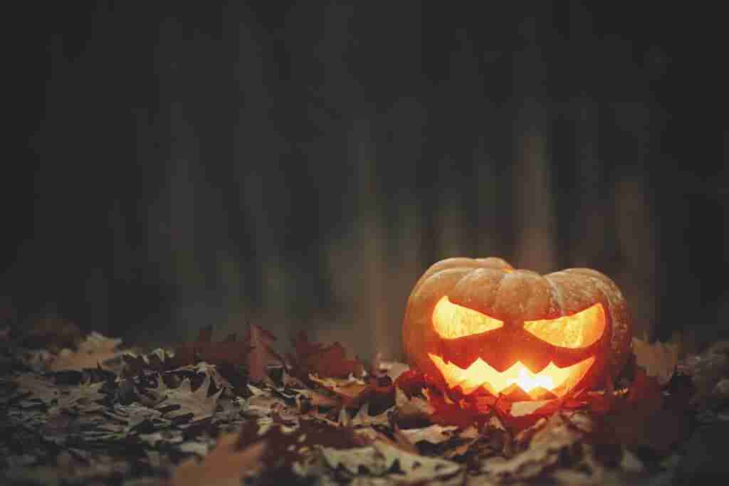 spooky jack o lantern